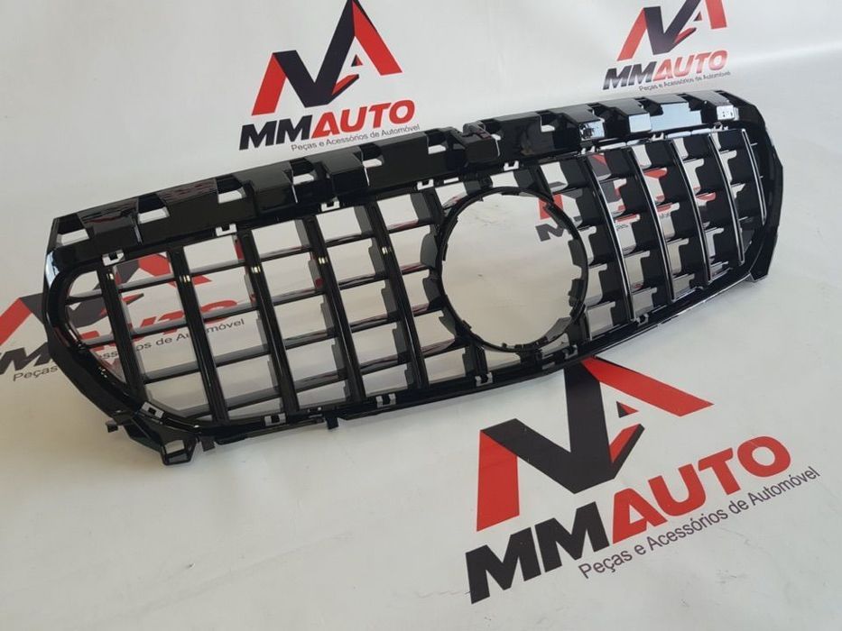 Grelha Frontal Mercedes CLA W117 GTR Panoramica Preta