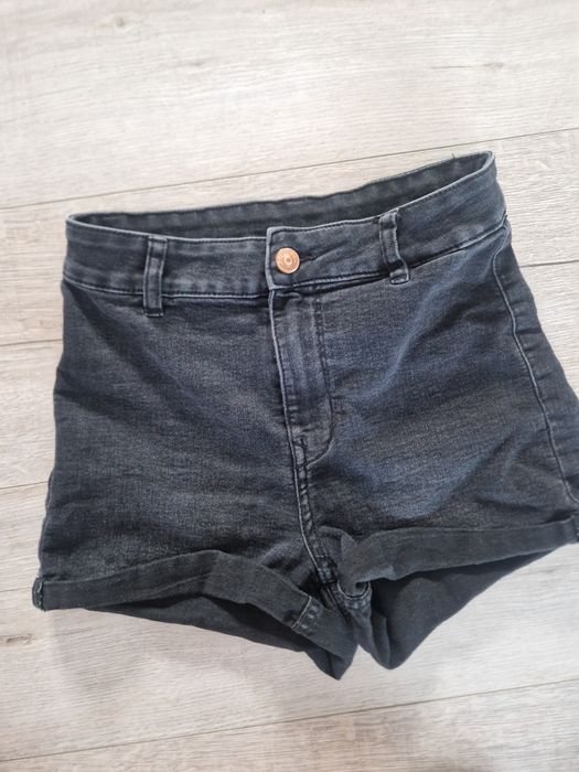 Krotkie jeansowe spodenki h&m 34