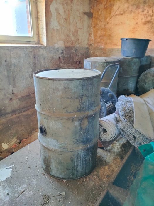 Beczka na paliwo metalowa ocynkowana 200l