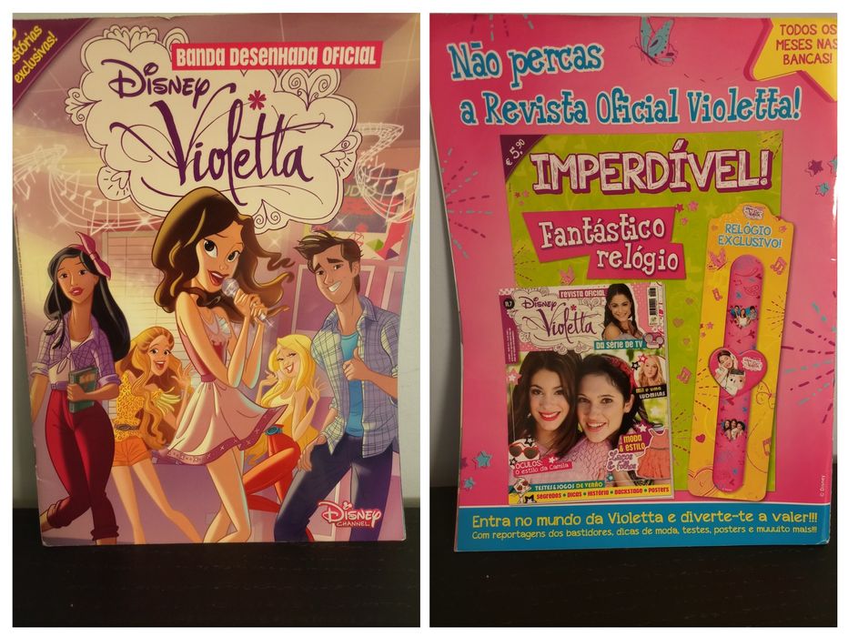 revistas Disney/Violetta/ banda desenhada