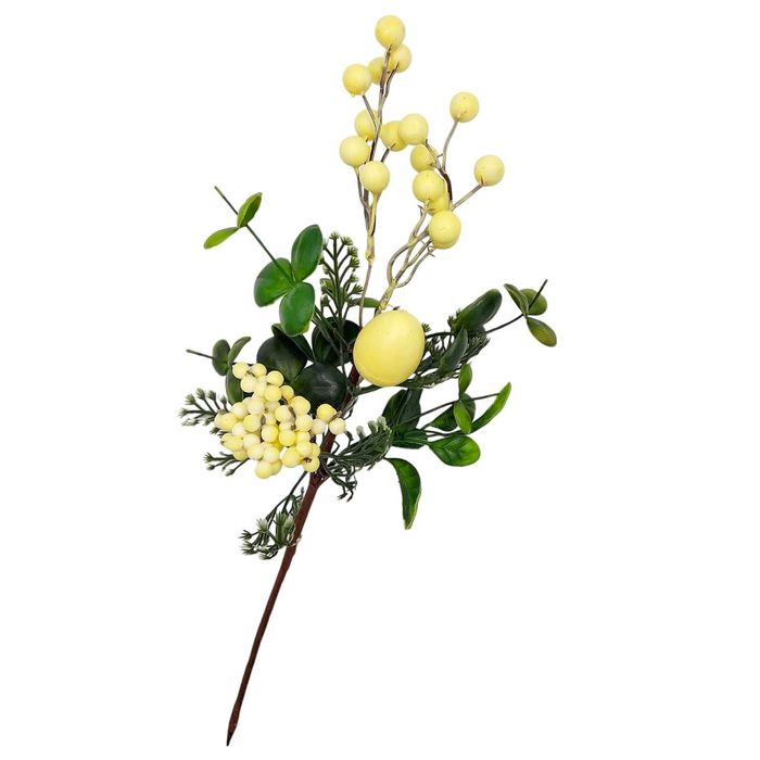 Gałązka wiosenna sztuczne kwiaty stroik wielkanocny 40cm