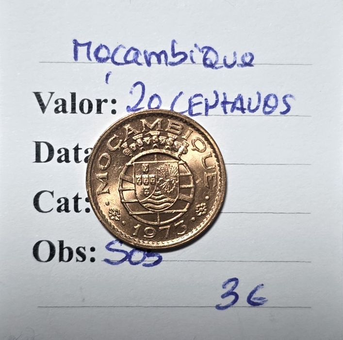 20 centavos 1973 Moçambique