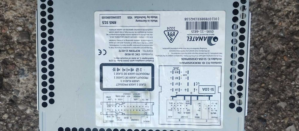 Radio VW Polo 6R 3C8 035 279 A