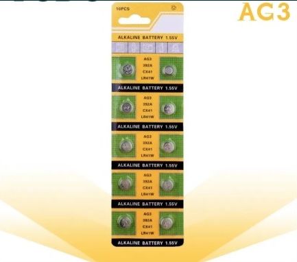 Алкалиновые батарейки AG3 392A CX41 LR42W 1.55V LR41