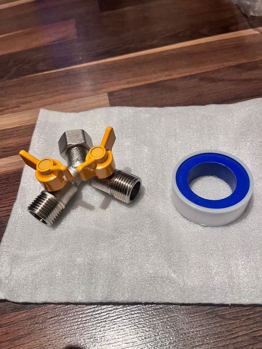 Rozdzielacz węża ogrodowego+ teflon