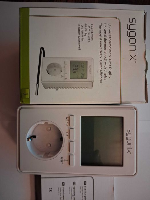 Gniazdo programowalne z termostatem Sygonix tx.3  -20 do +70 stC