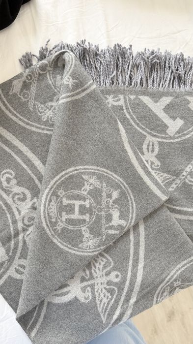 Шарф палантин hermes