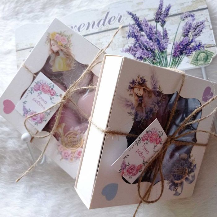 Подарунковий набір «Лавандовий» подарунок на день Святого Валентина