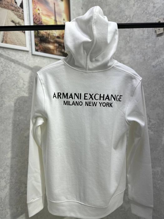 Чоловіча мужская Зип зіп худи худі кофта  Armani Exchange армані розмір  S-XXL