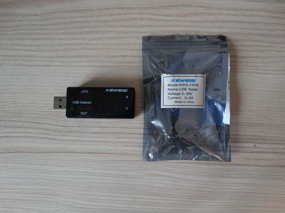USB тестер, вольтметр, амперметр