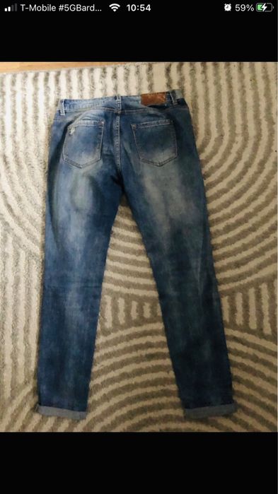 Spodnie Boy Friend przecierane H&M