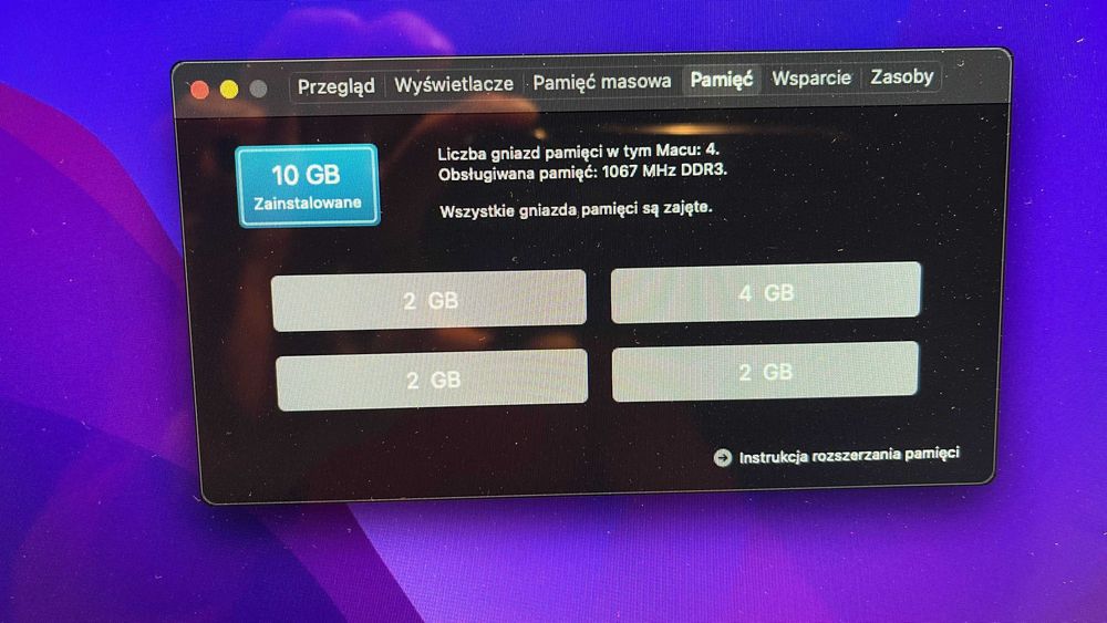 Imac 27' Mid2010 10gb ram 500gb SSD Monterey