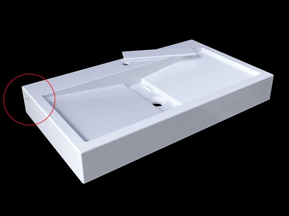 Уцінена Раковина, Умивальник, Luxor Milenium 80, Найнижча Ціна!