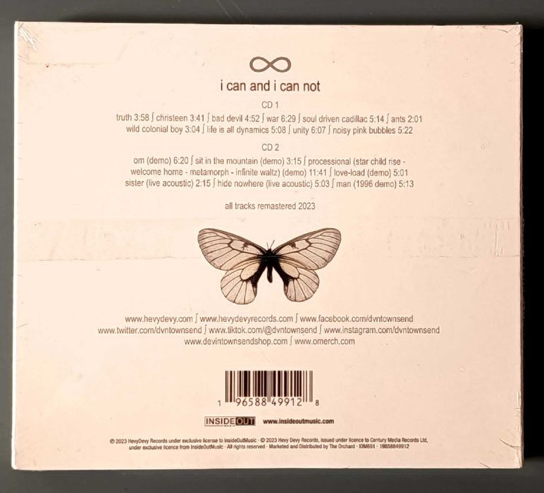 cds de DEVIN TOWNSEND (novos selados)