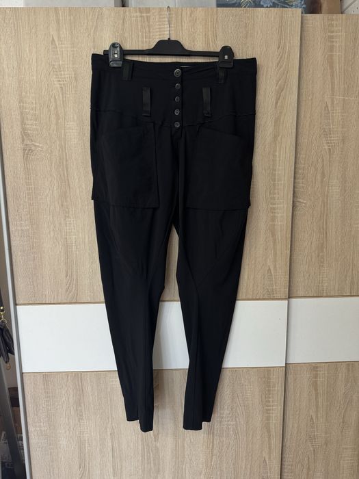 Spodnie Marithe Francois Girbaud 44 czarne designer eleganckie