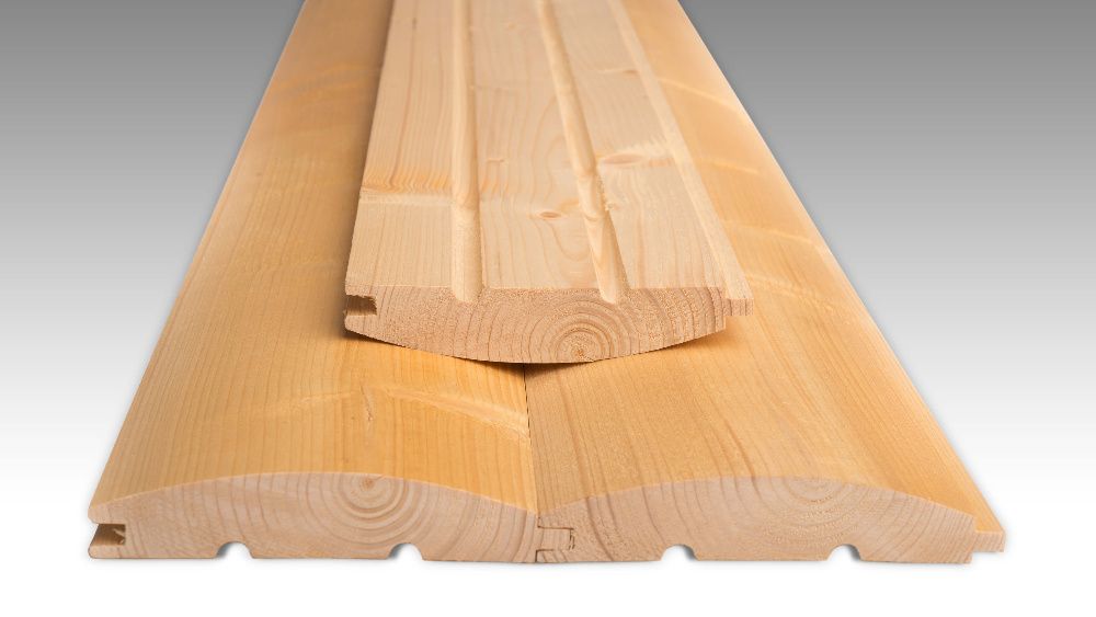 Deska elewacyjna Drewniania PÓŁBAL 28mm Świer Skandynawski Malowanie