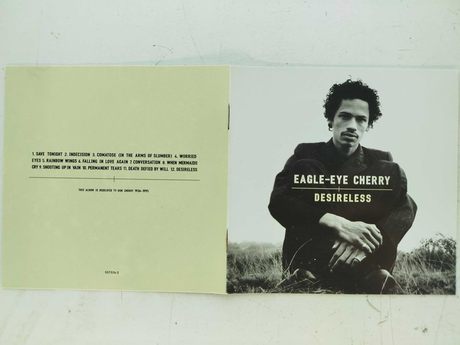 Okładka CD Eagle-Eye Cherry Desireless poligrafia OP+OT bez płyty !!