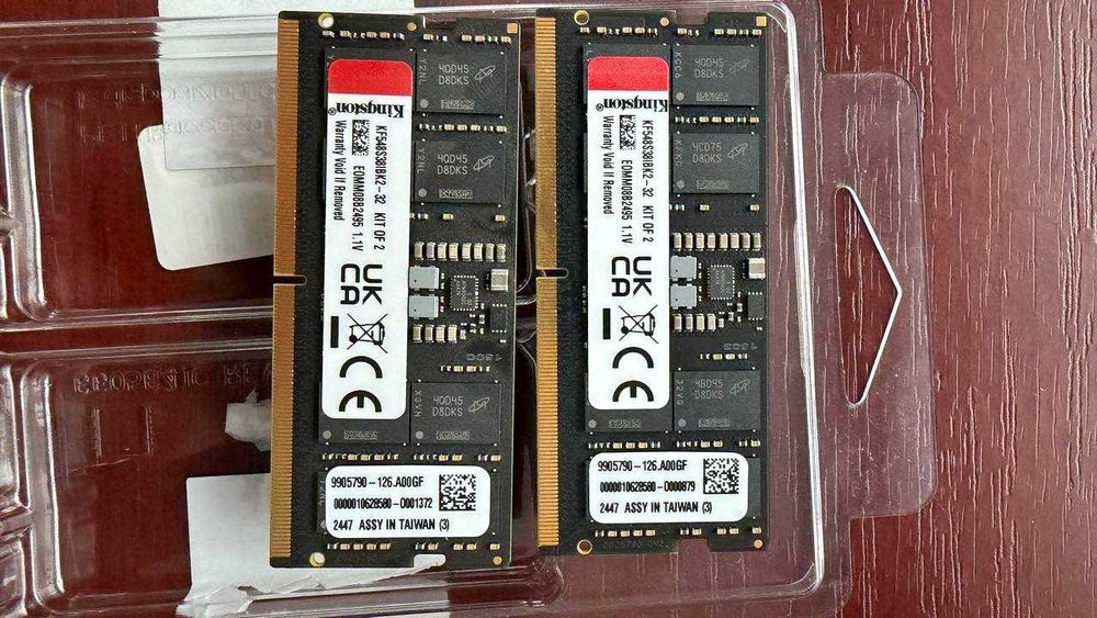 оперативна пам'ять kingston fury DDR5-4800 32GB (2x16GB)
