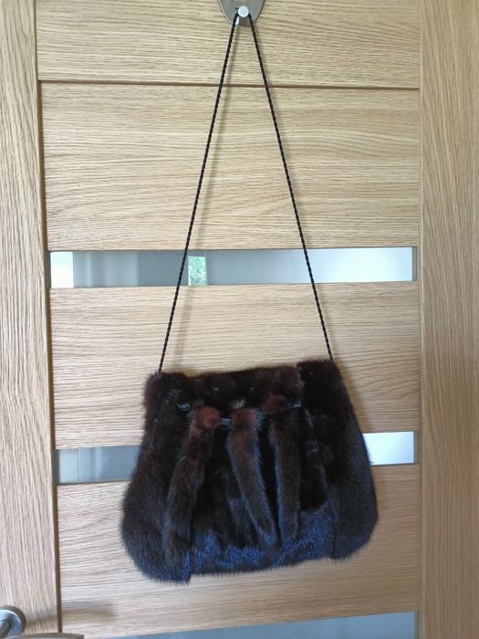 Nowa futrzana mufka ocieplacz na dłonie