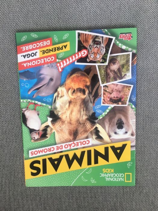 ANIMAIS - National Geographic Kids - Coleção de cromos completa