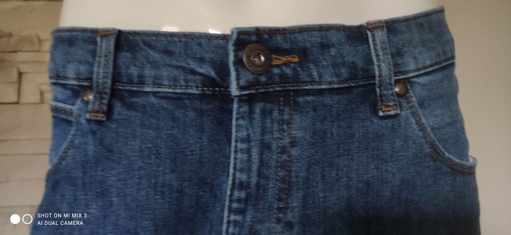 Wrangler Straight Mid Stone wyprzedaż męskie jeansy rozm 36/34