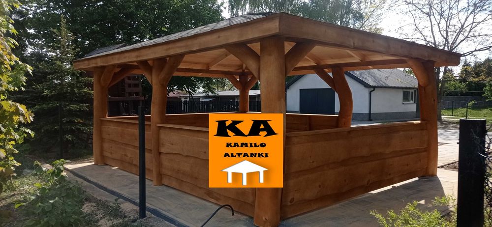 Altanka, Altana, Altanki, Altany na grubym balu ogrodowe