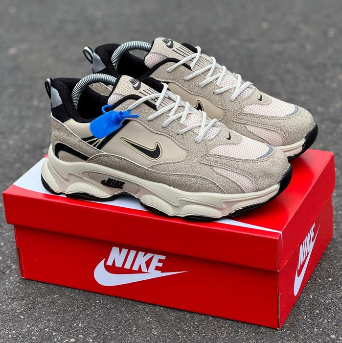 NIKE в біжовому кольорі, чоловічі кросівки, кроссовки, кеди