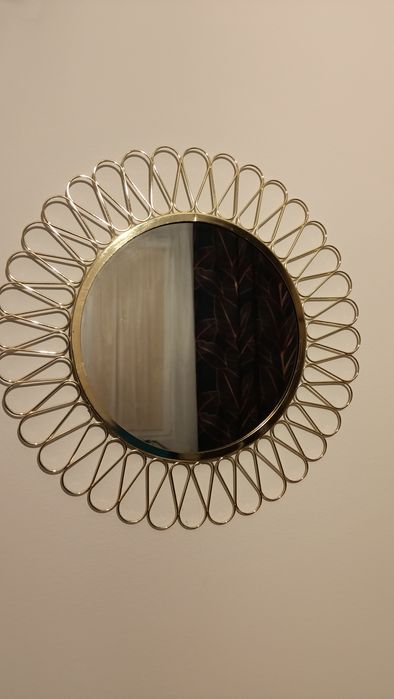 Lustro glamour, kolor złoty