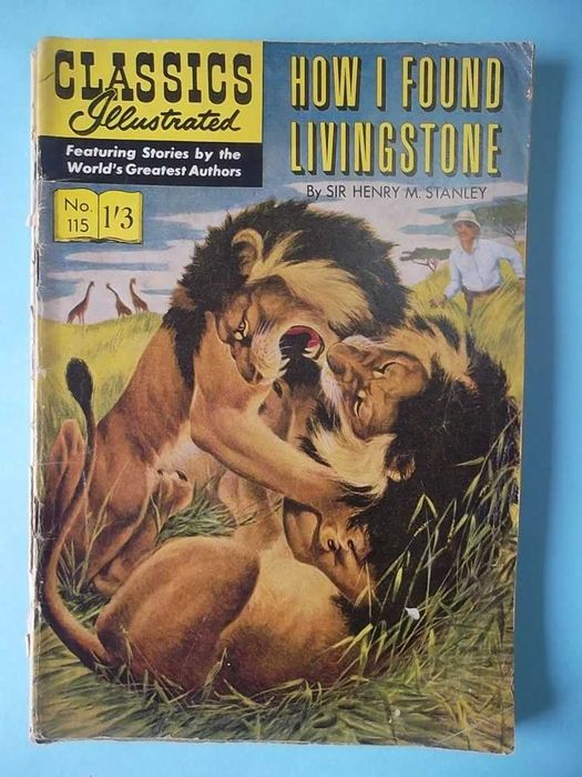 CLASSICS ILLUSTRATED (Edição UK dos anos 50) - 4 grandes clássicos.