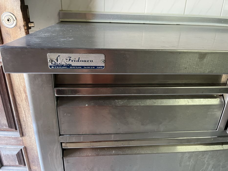 Balcao de cozinha em inox