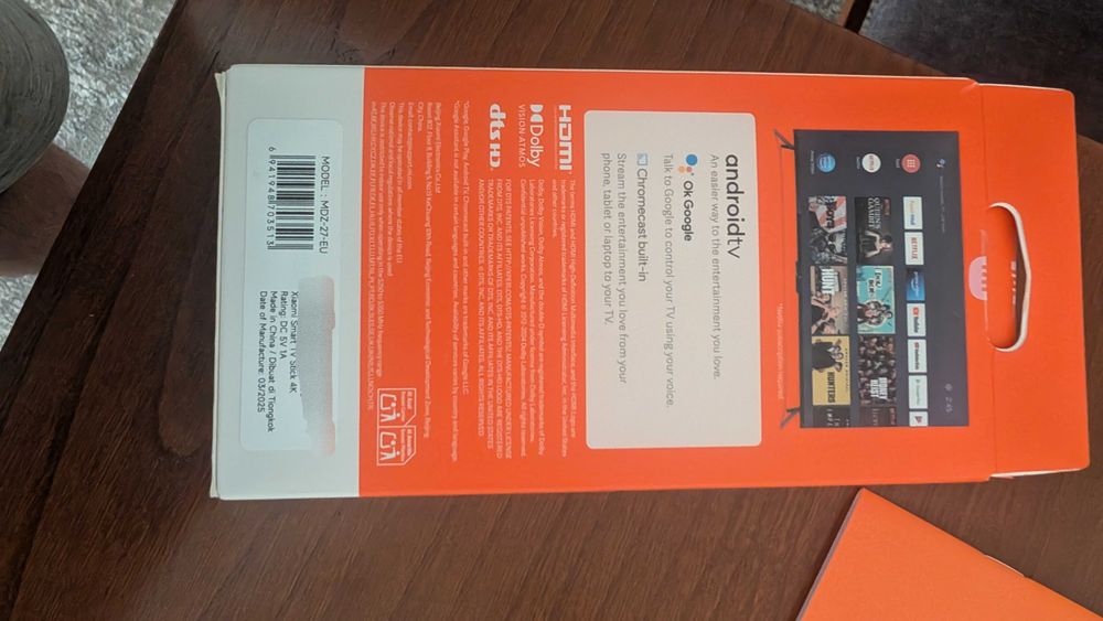 Android Tv Xiaomi Smart Tv Stick 4k - usado