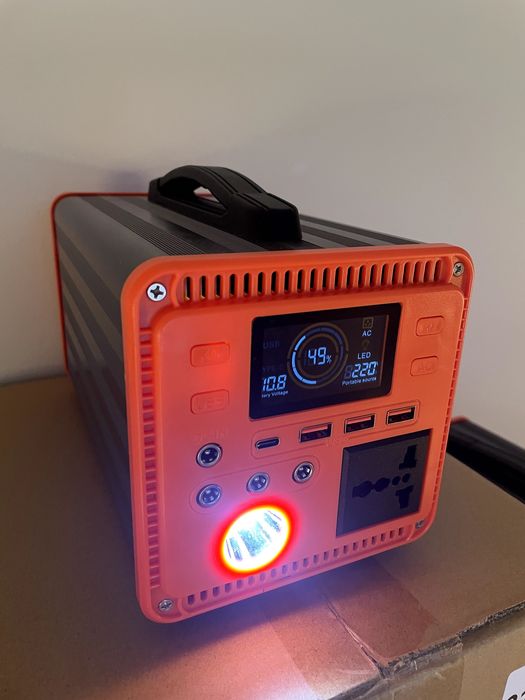 Зарядна станція 110Wh, 300W Модифікована синусоїда, Type-C, Ліхтар