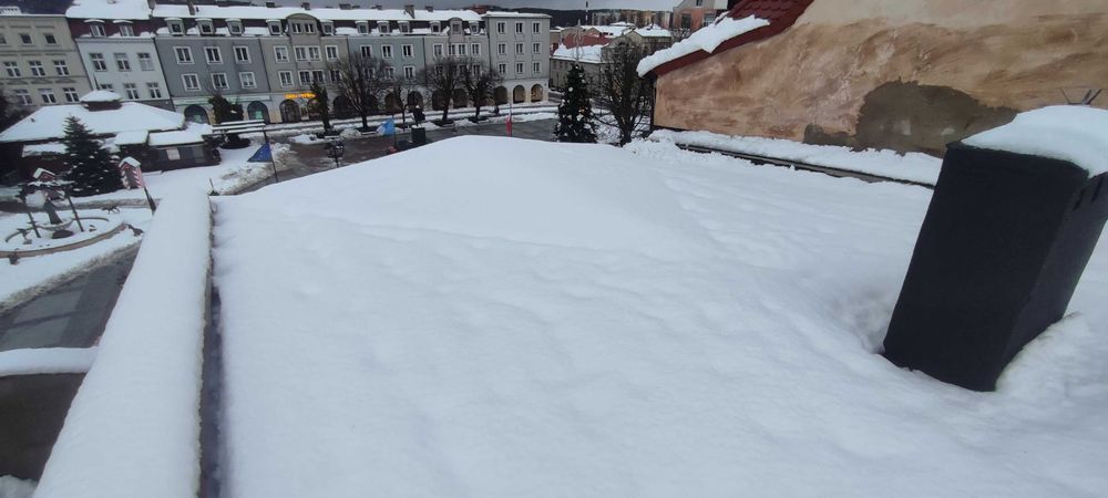 Odśnieżanie chodników, posesji, dachow