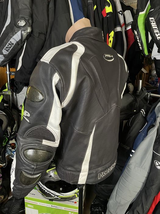 PROBIKER PRX-4. Топова шкіряна мотокуртка з карбоном! 52 розмір