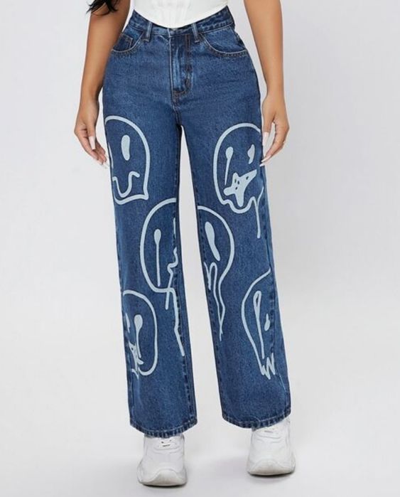 Spodnie damskie jeansy