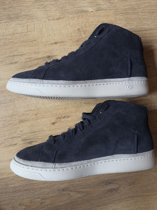 UGG skórzane sneakersy męskie – granatowe, EU 45