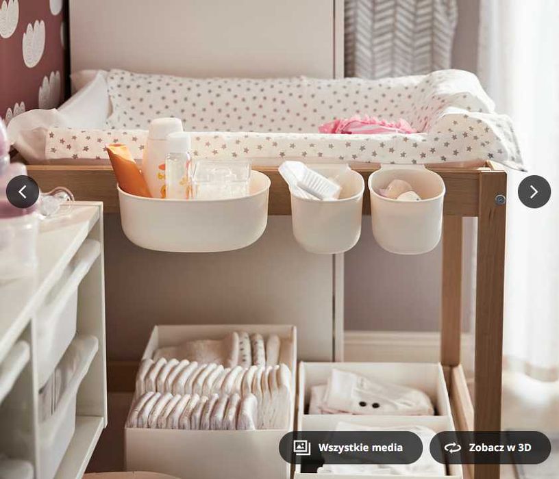Przewijak Ikea zestaw jak nowy z akcesoriami