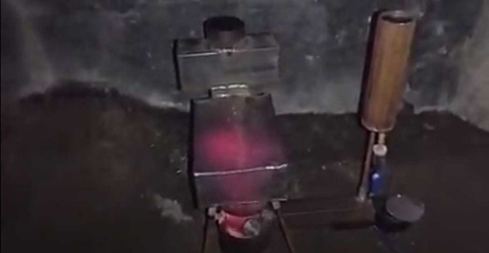 Буржуйка на відпрацьоване масло