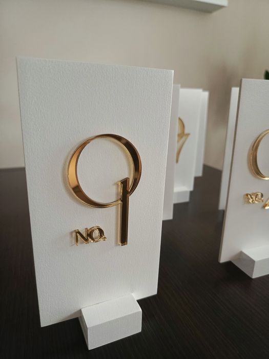 Numery na stoły - zestaw 10 szt.