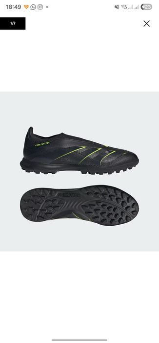 Adidas Predator League Laceless Turf Boots (Tam. 40 2/3) - Novas
