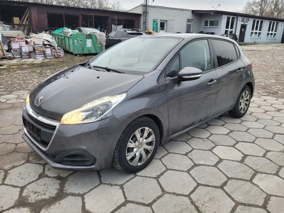 Peugeot 208 1.5 HDI 102KM grudzień 2018 uszkodzony bok*MAM CZĘŚCI*Led Tablet 5osob