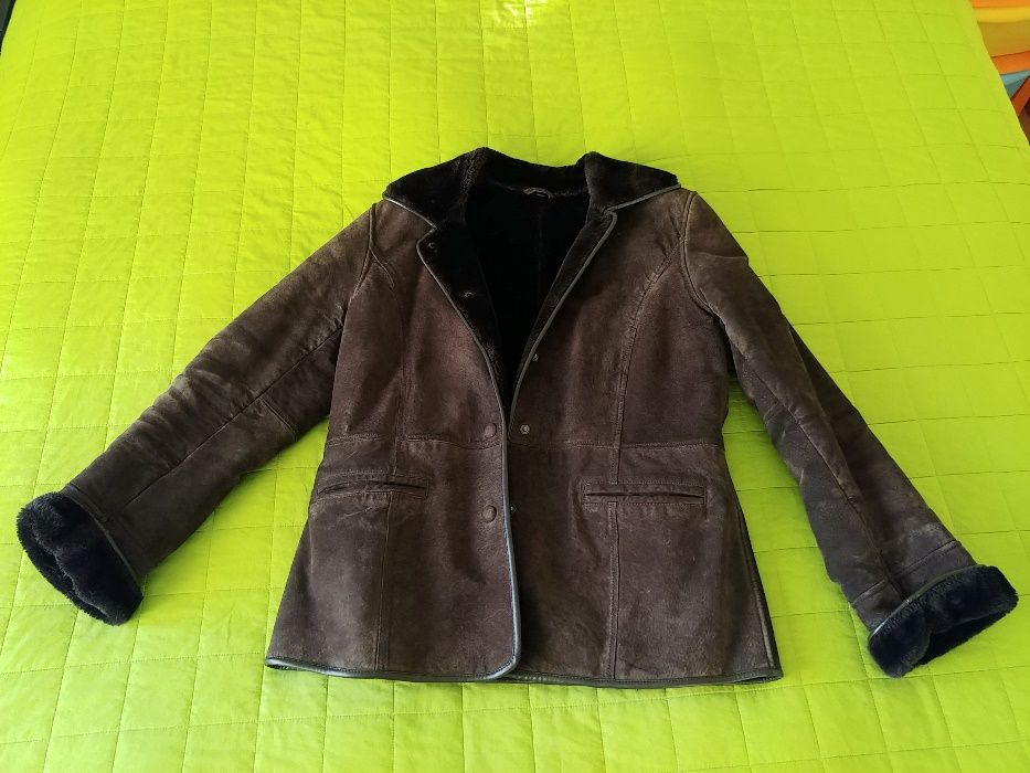Casaco 100% Pele Porco nº 42 - impecável