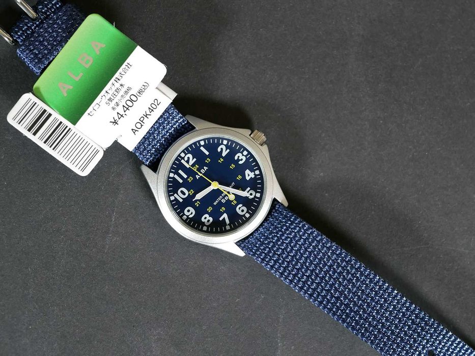 Seiko ALBA AQPK402 Ø35.5мм NAVY