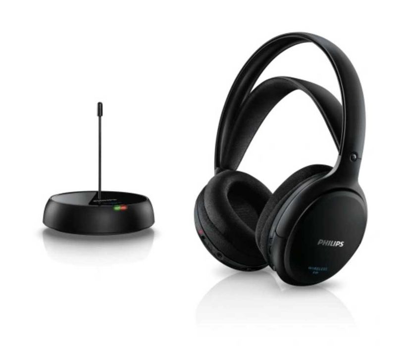 2 x Słuchawki nauszne PHILIPS SHC5200/10 Hi-FI Czarny-nie łączą się.