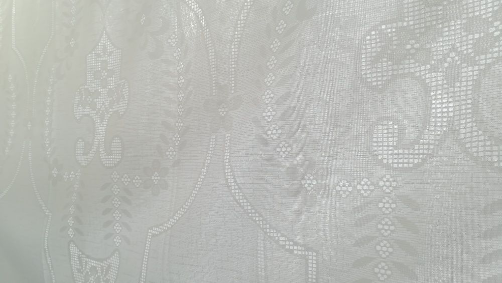 Tecido (nylon branco) para cortinados