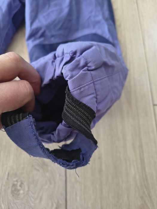 Komplet zimowy na śnieg spodnie narciarskie na szelkach kurtka zimowa