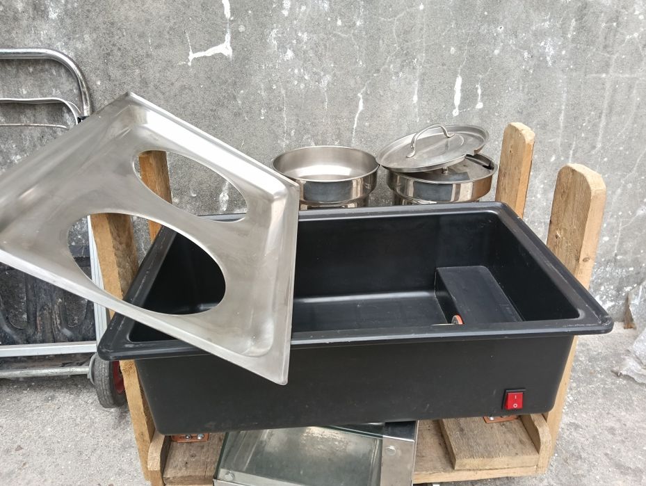 Expositor de comida quente