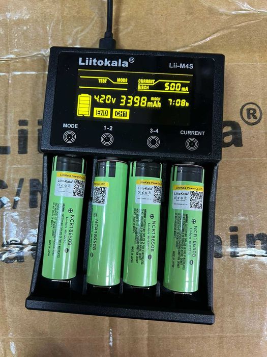Аккумулятор 18650 LiitoKala 34B-N 3400mAh NCR18650B Оригинал ПЛОСКИЙ+