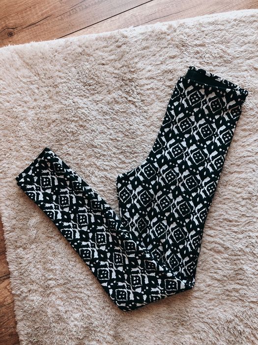 etnic etniczne legginsy H&M roz 34 Xs nowe