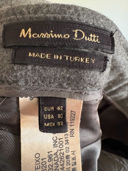 Spodnie Massimo Dutti, szare, roz. 42